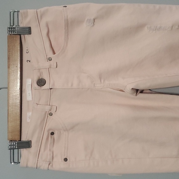 Lauren Conrad Light Pink Jeans Womens Size 2 Skinny Perfect For Summer - Picture 3 of 16